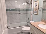 Guest Bathroom with Shower/Tub Combo at 11 Beachside Drive